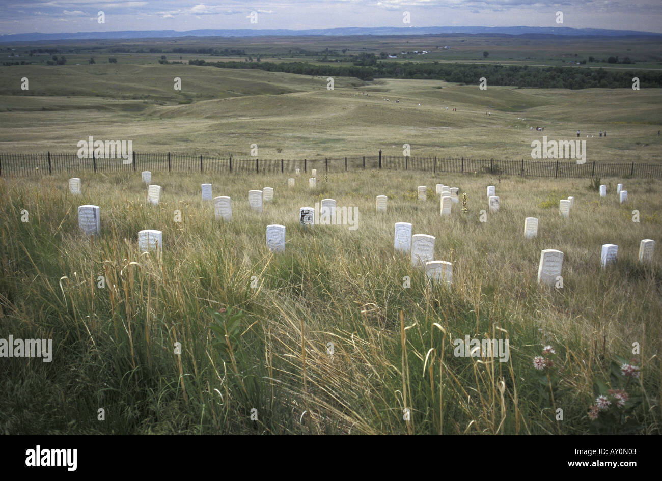 Little Bighorn-Schlachtfeld Stockfoto