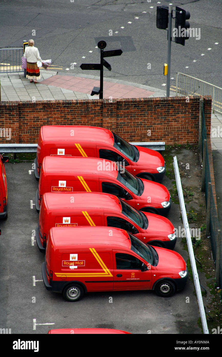 Royal Mail Lieferwagen Stockfoto