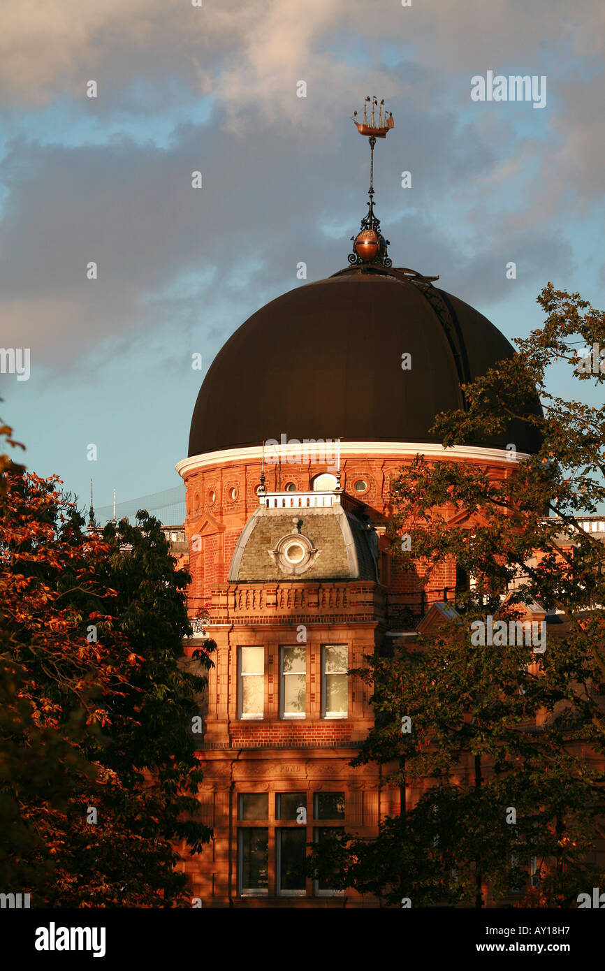 Die neue Sternwarte, die Gebäude in das Royal Observatory in Greenwich Park London Stockfoto