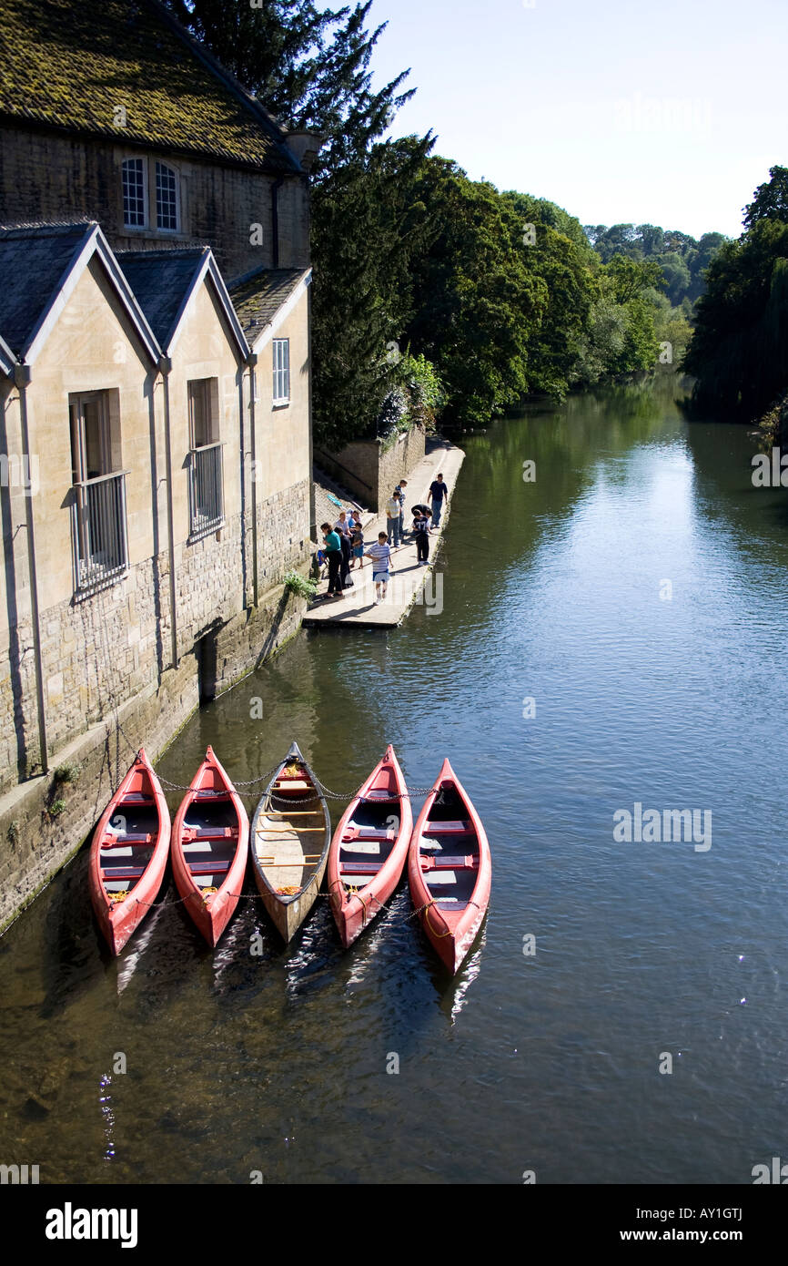 Fluss, Bradford on Avon, England, Vereinigtes Königreich Stockfoto