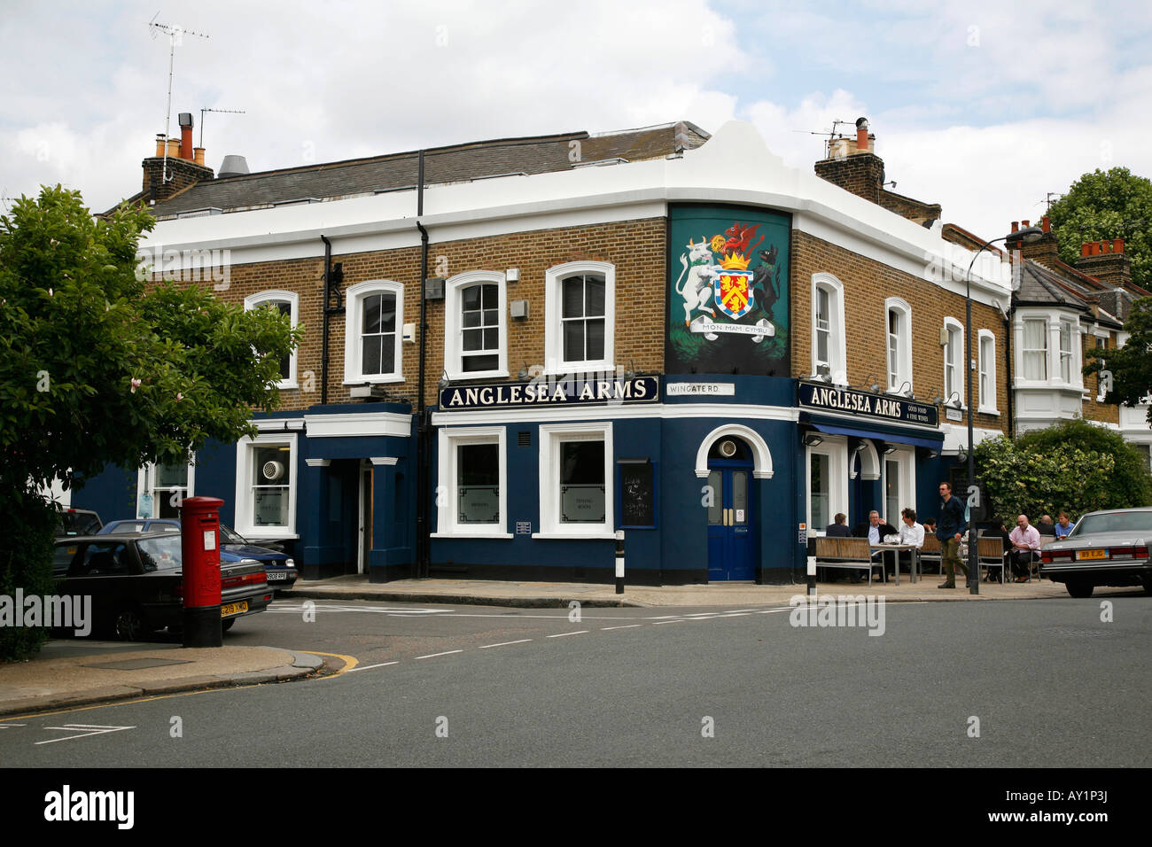 Anglesea Arme in Brackenbury Dorf, Hammersmith, London Stockfoto