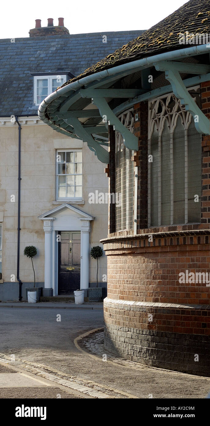 Der Runde Markt in Tenbury Wells Worcestershire Stockfoto