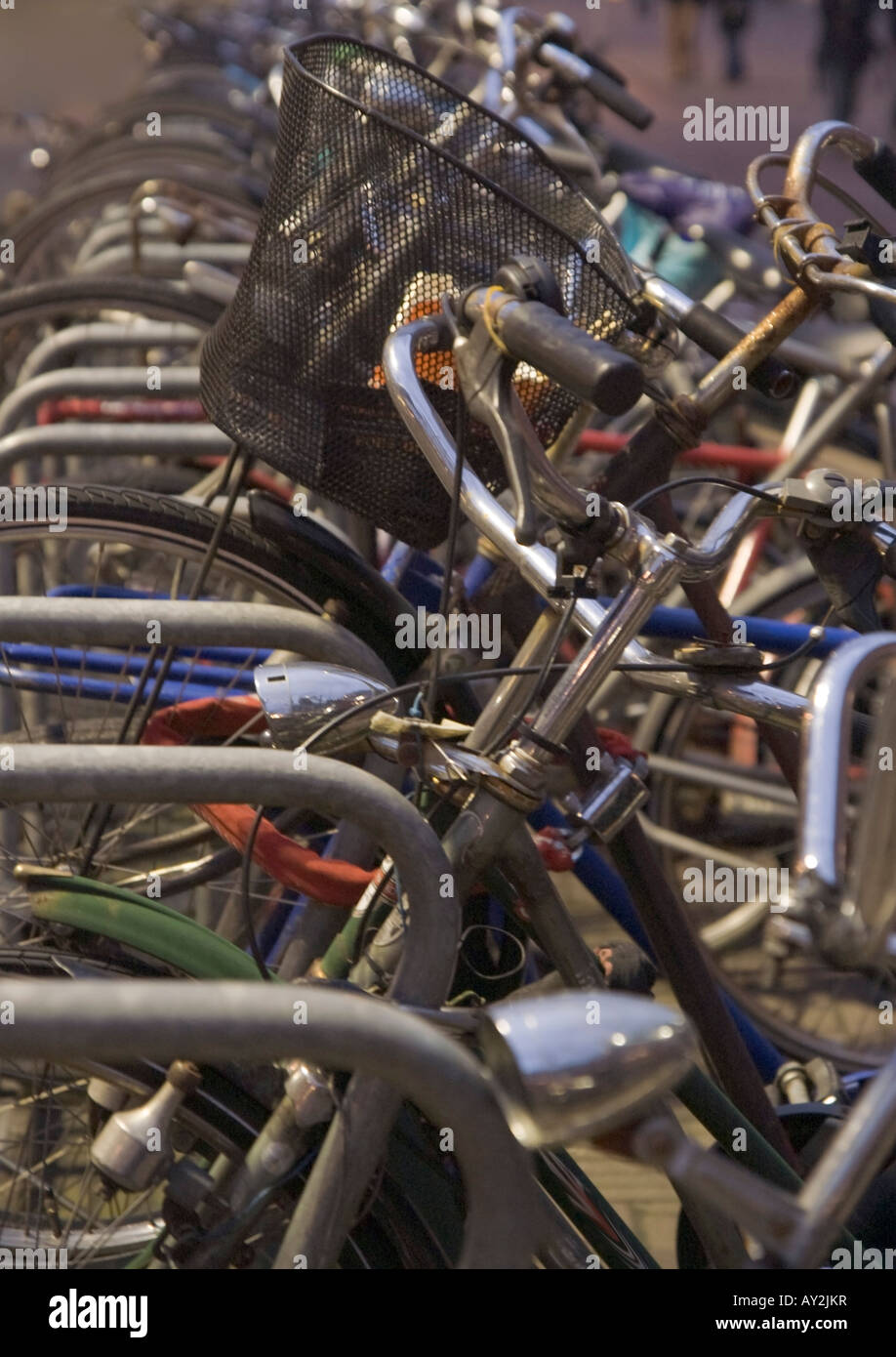 Fahrräder in Amsterdam Stockfoto