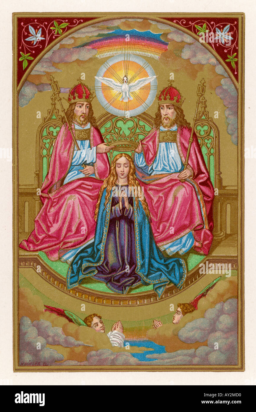 Maria Königin des Himmels Stockfoto