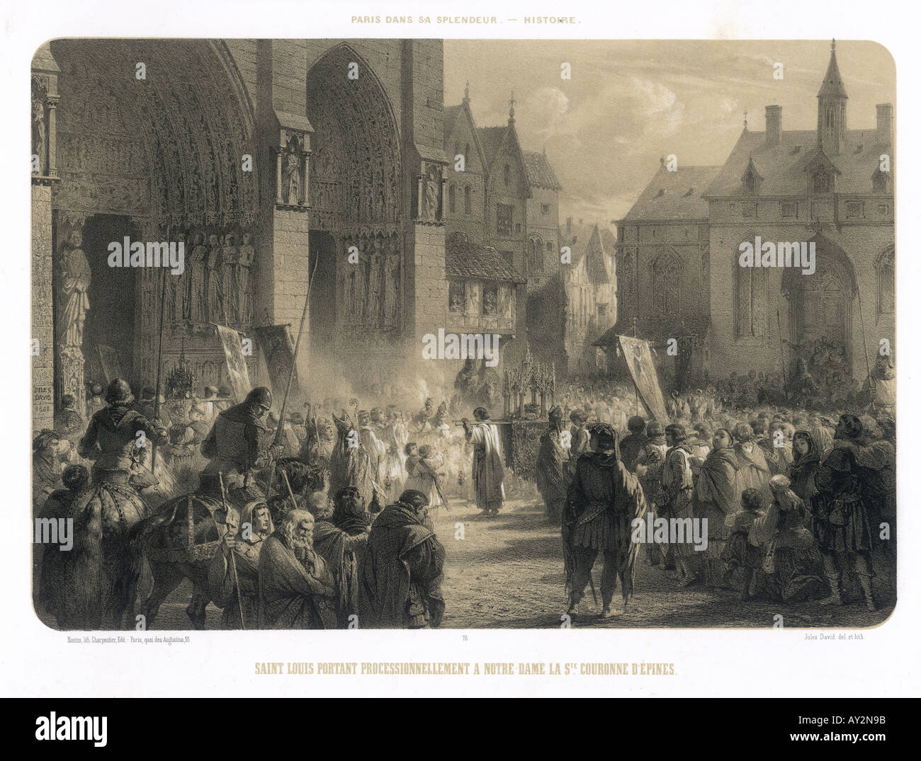 Reliquien Thorn Krone Stockfoto