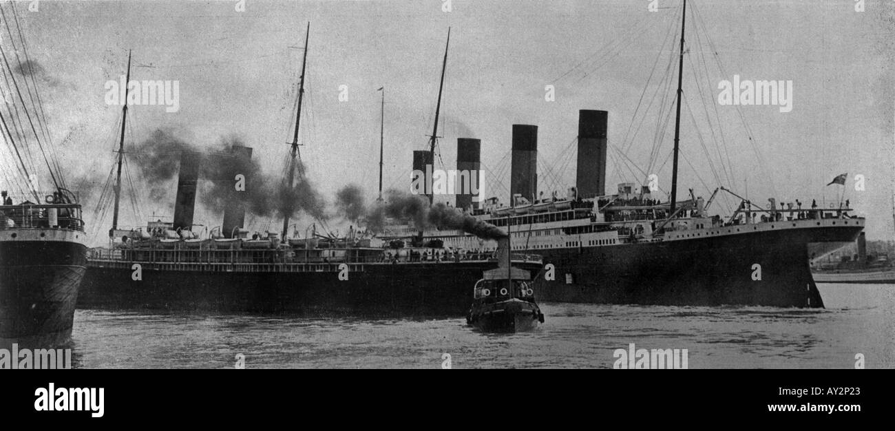 Titanic Southampton 1912 Stockfoto, Bild 5541410 Alamy