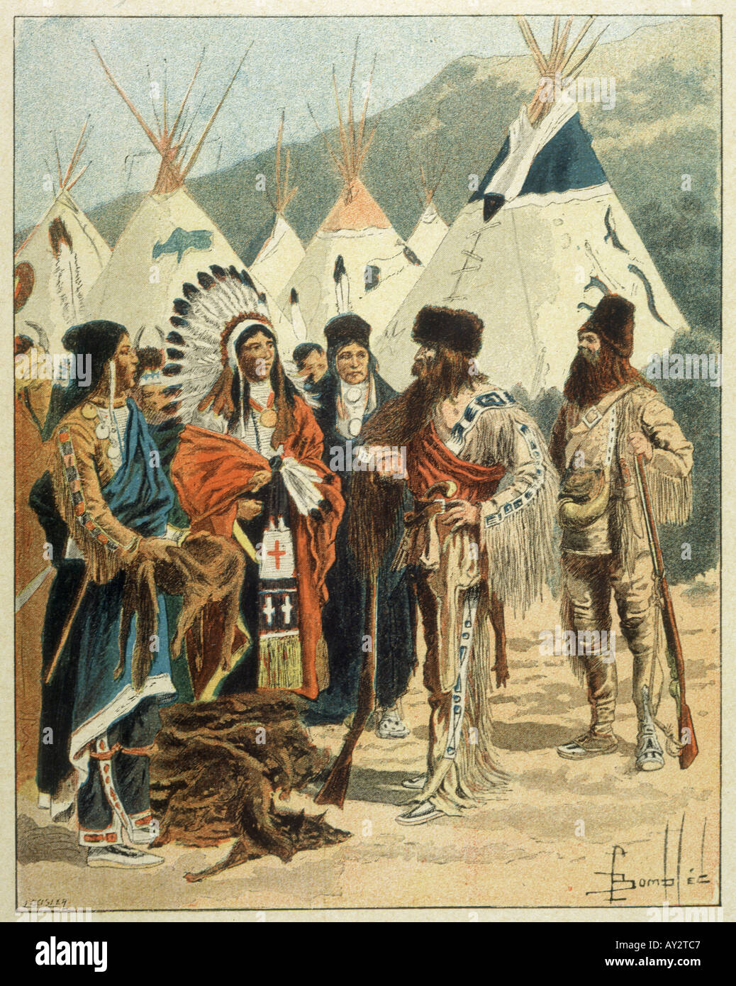 Handel zwischen den kanadischen Stockfoto