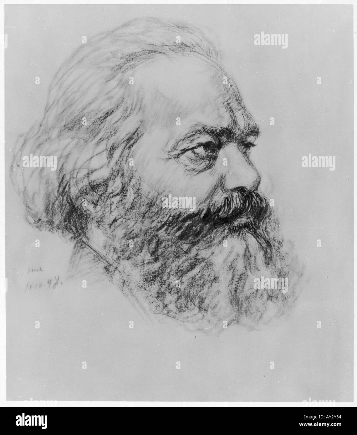 Karl Marx Shukow 1898 Stockfoto