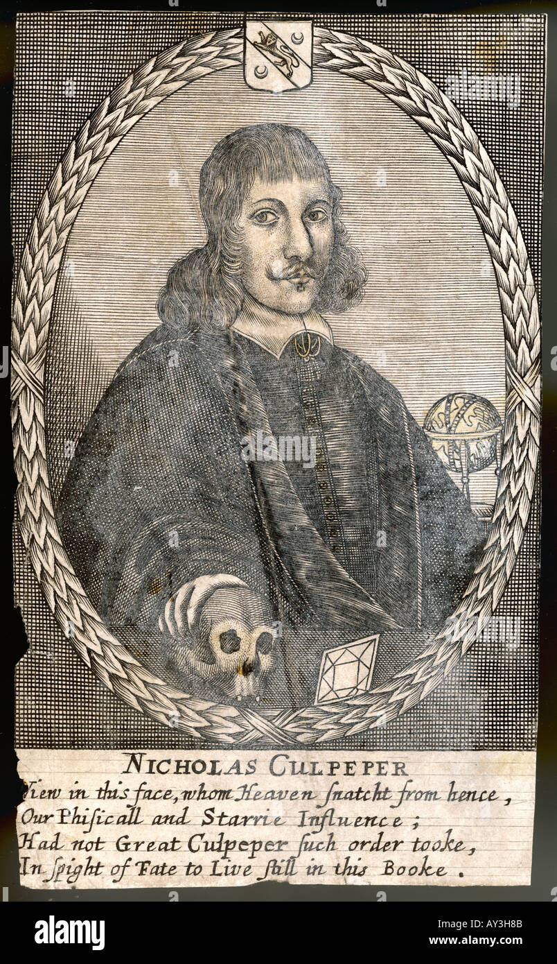 Nicolas Culpeper Stockfoto