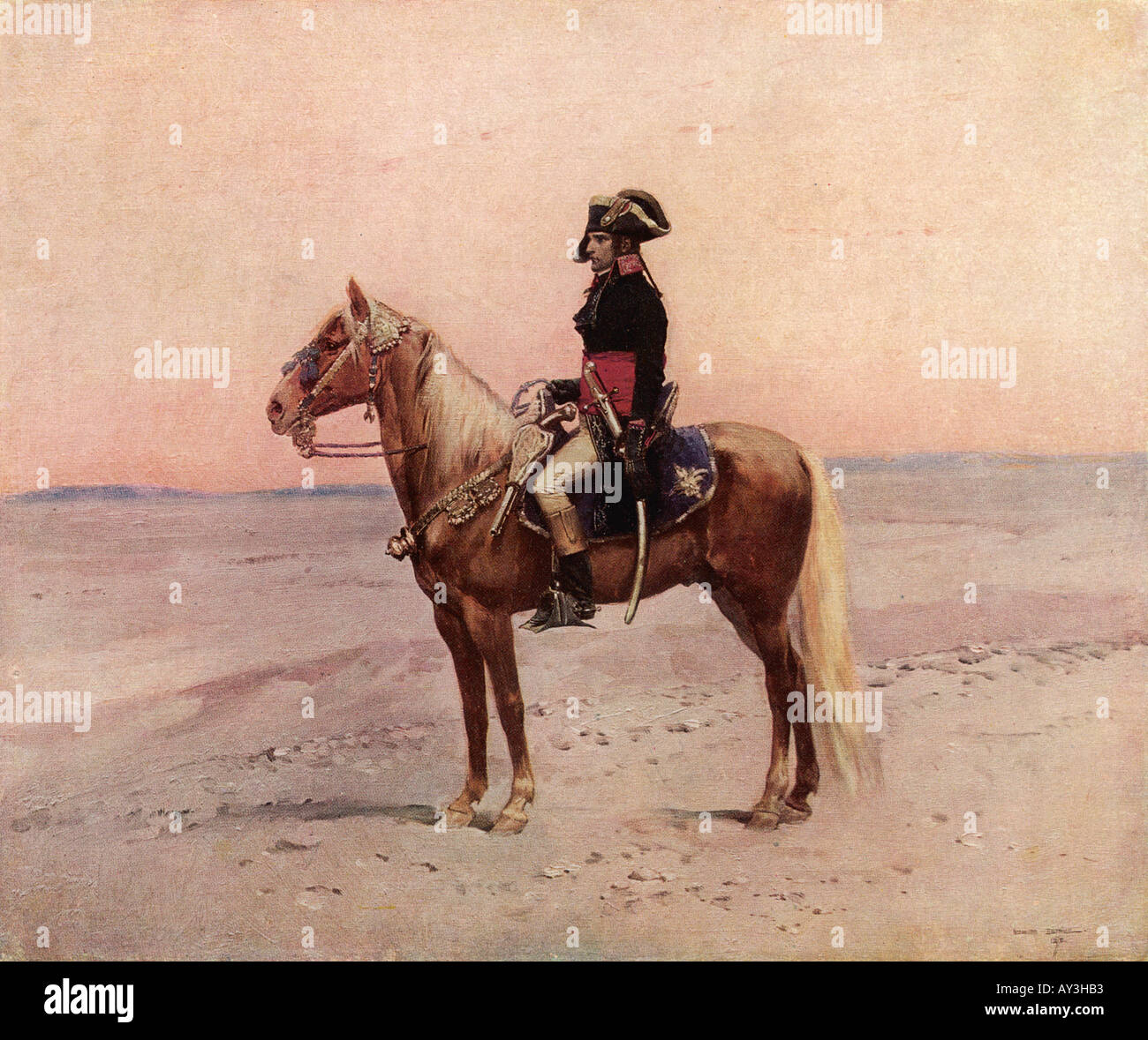 Napoleon In Ägypten Stockfoto