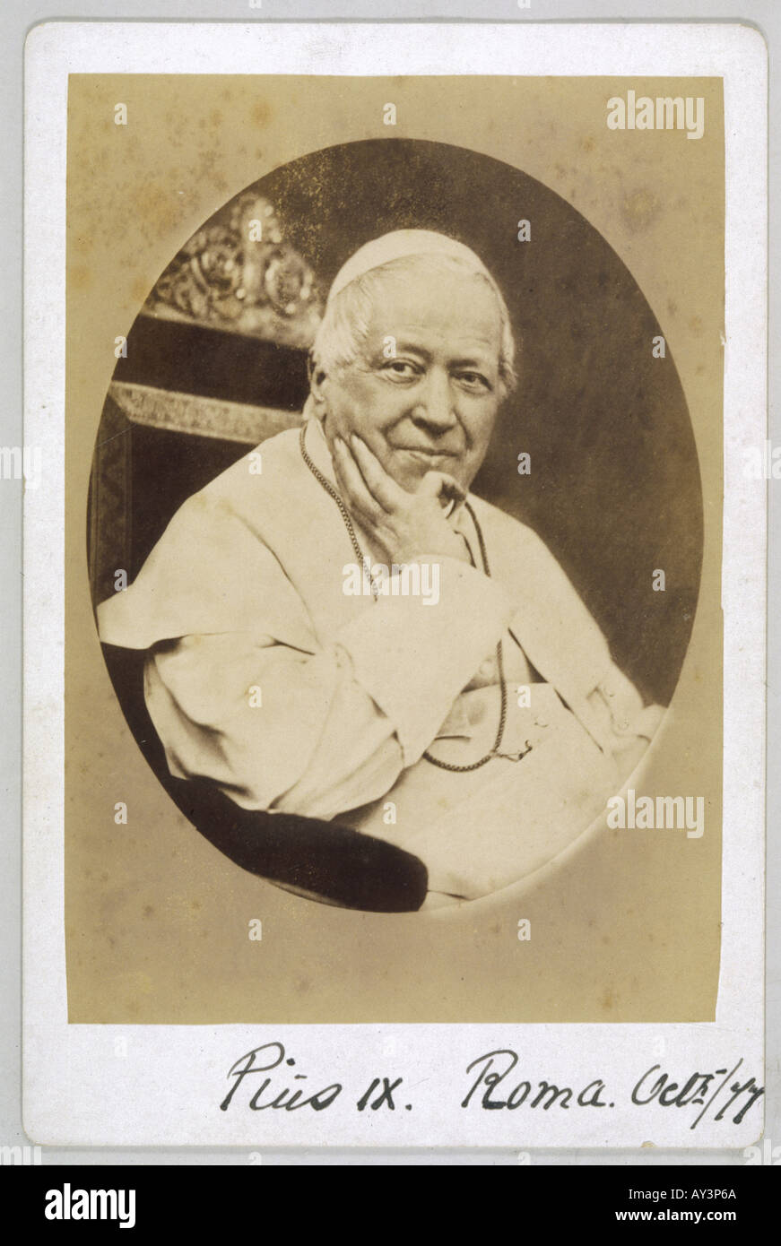 Papst Pius Ix Foto Stockfoto
