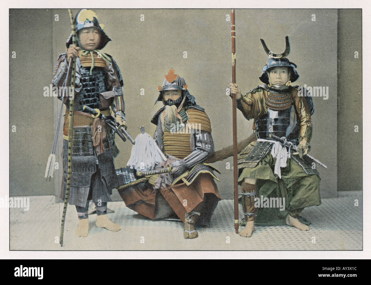 Rassische Japan Samurai Stockfoto