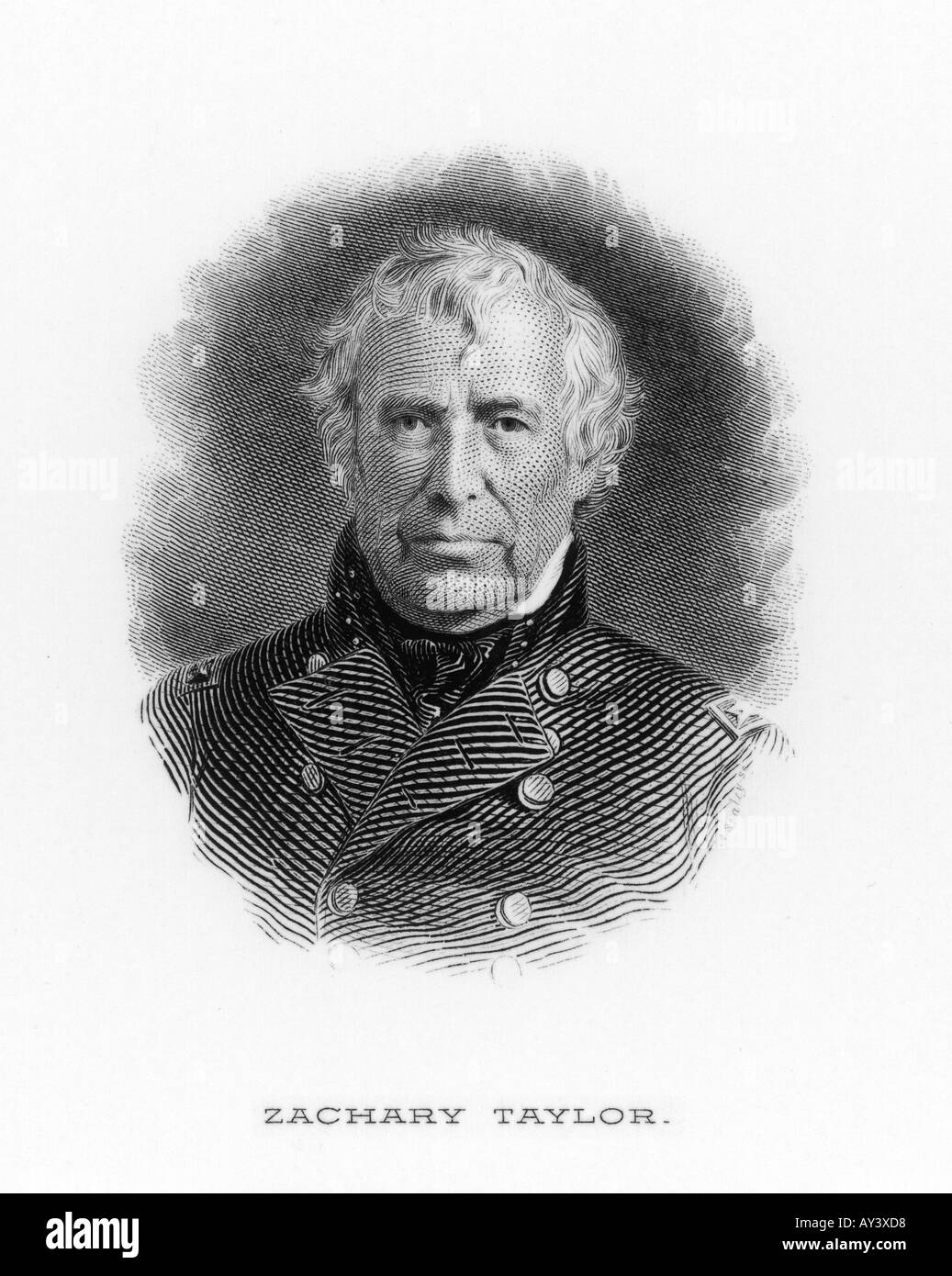 Zachary Taylor Präsident Stockfoto