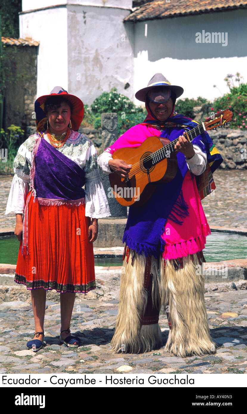 Ecuador Cayambe Hosteria Guachala Stockfoto