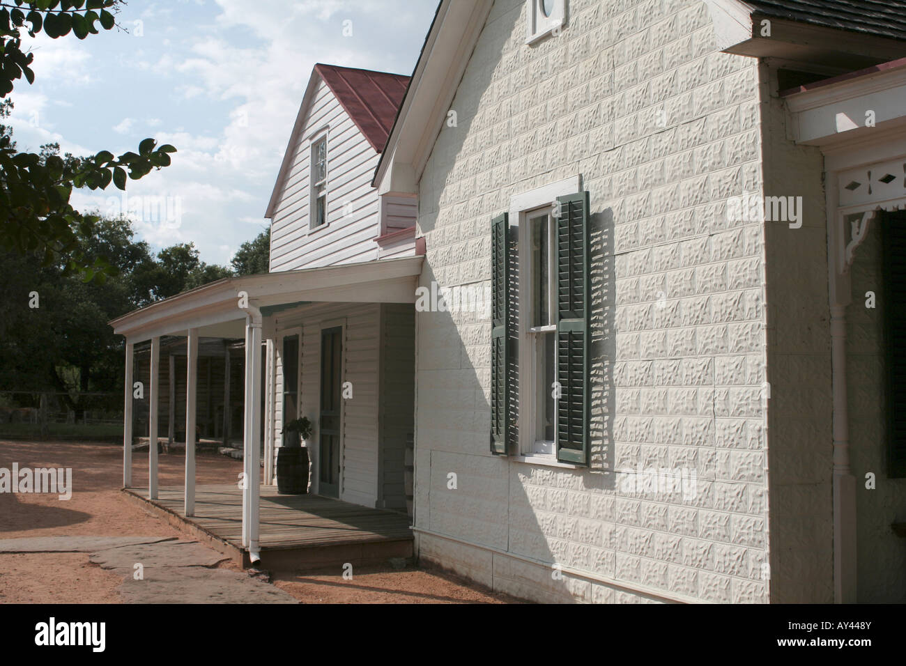 Bauernhof Haus LBJ Ranch State Park Stockfoto