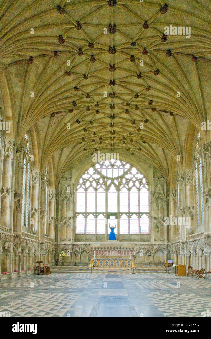 Der restaurierte Marienkapelle in der historischen und Archetectural wichtige normannischen Periode Ely Kathedrale UK Stockfoto