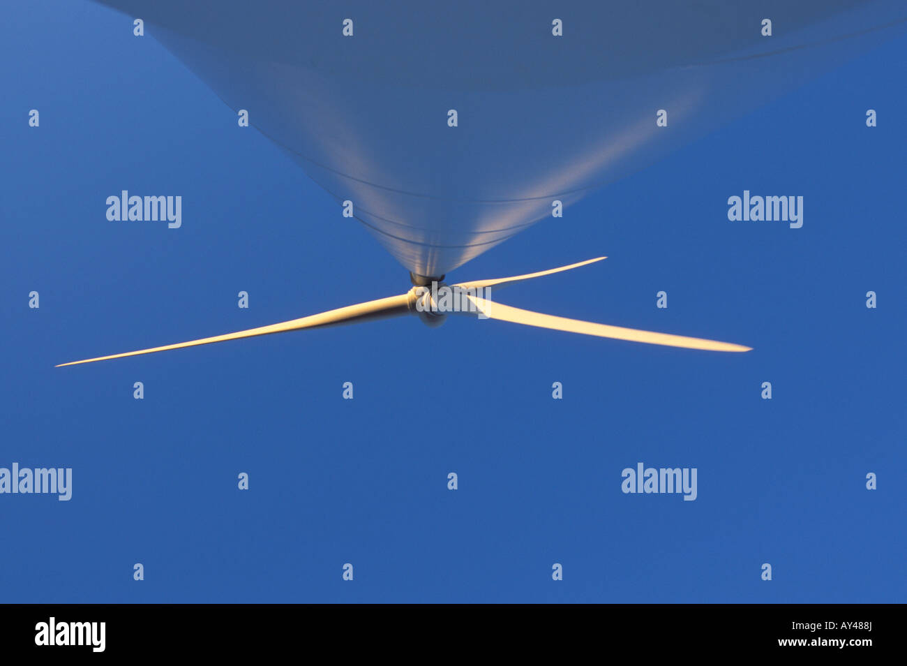 Windenergieanlagen bei Wind Farm Stockfoto