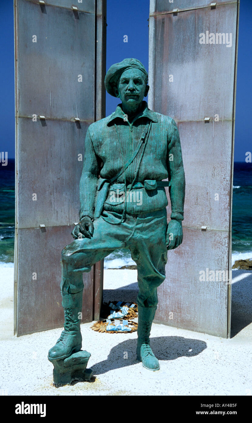 Georgios Grivas Denkmal, Grivas Landung, Zypern Stockfoto
