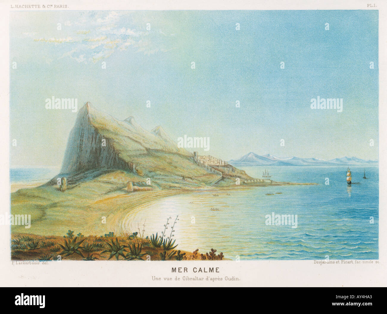 Gibraltar Fredol 1865 Stockfoto