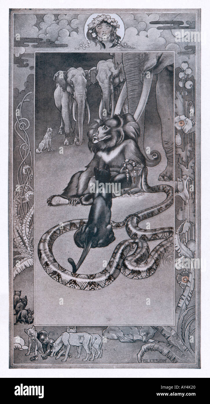 Dschungel Buch Kipling Stockfoto