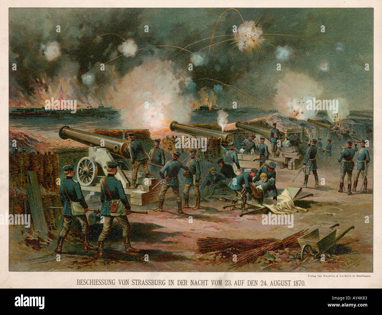 Franco Pruss Straßburg Stockfoto