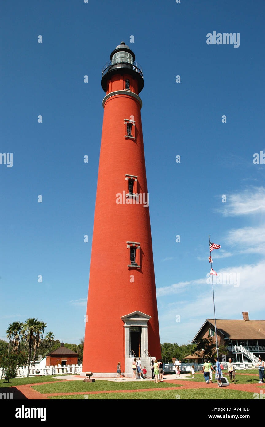 Florida Ponce De Leon Inlet Leuchtturm in der Nähe von Daytona Beach, Florida Stockfoto