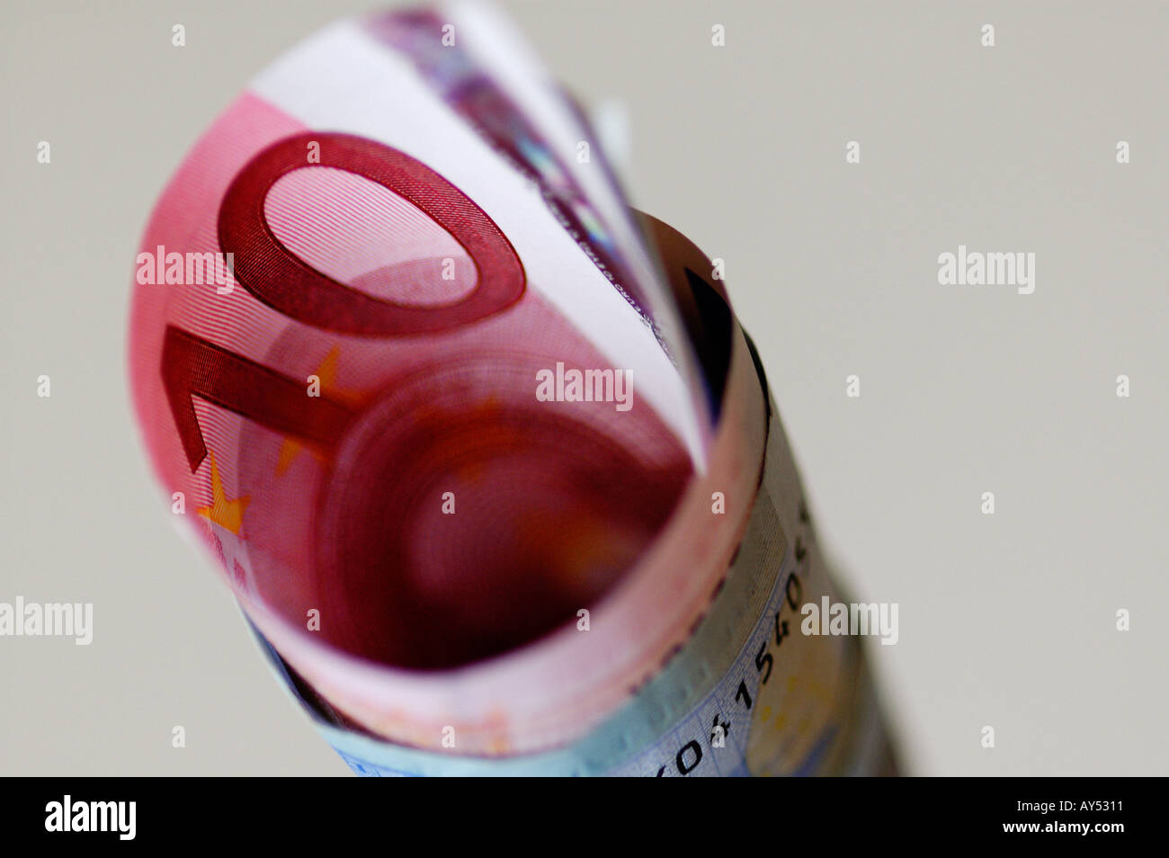 EURO-BANKNOTEN Stockfoto