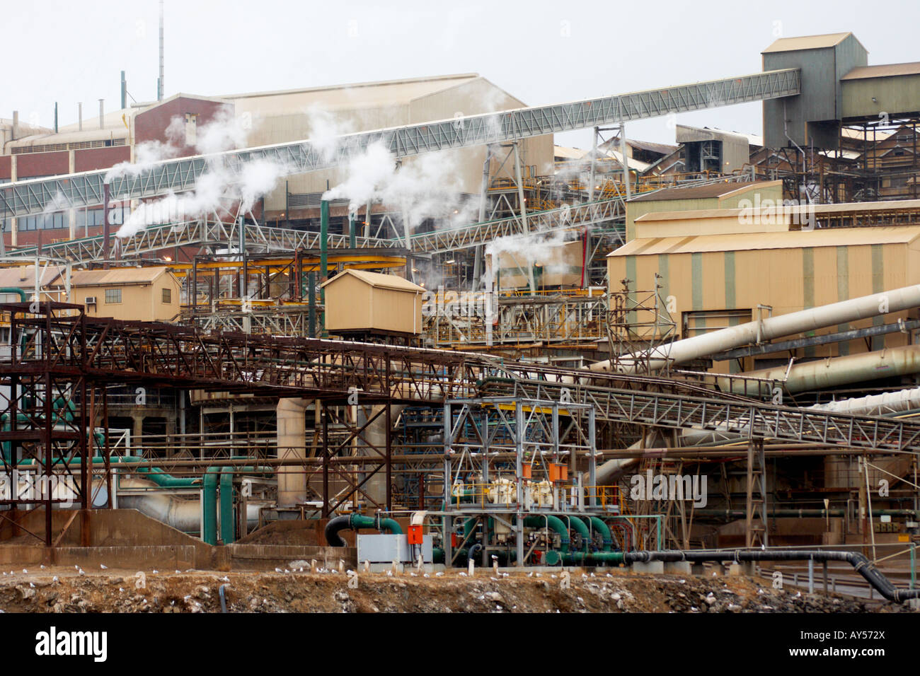 Ein industrial-Szene. Stockfoto