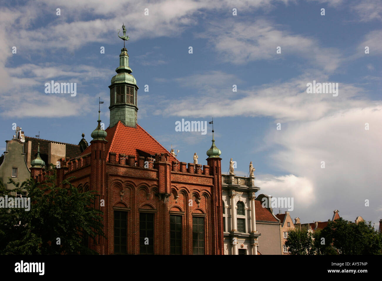 St.-Georgs-Halle in Danzig Polen Stockfoto