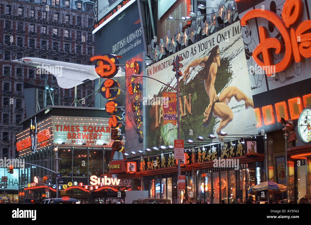 USA New York City 1999 Times Square JK 229 265 7 das Fotoarchiv Stockfoto