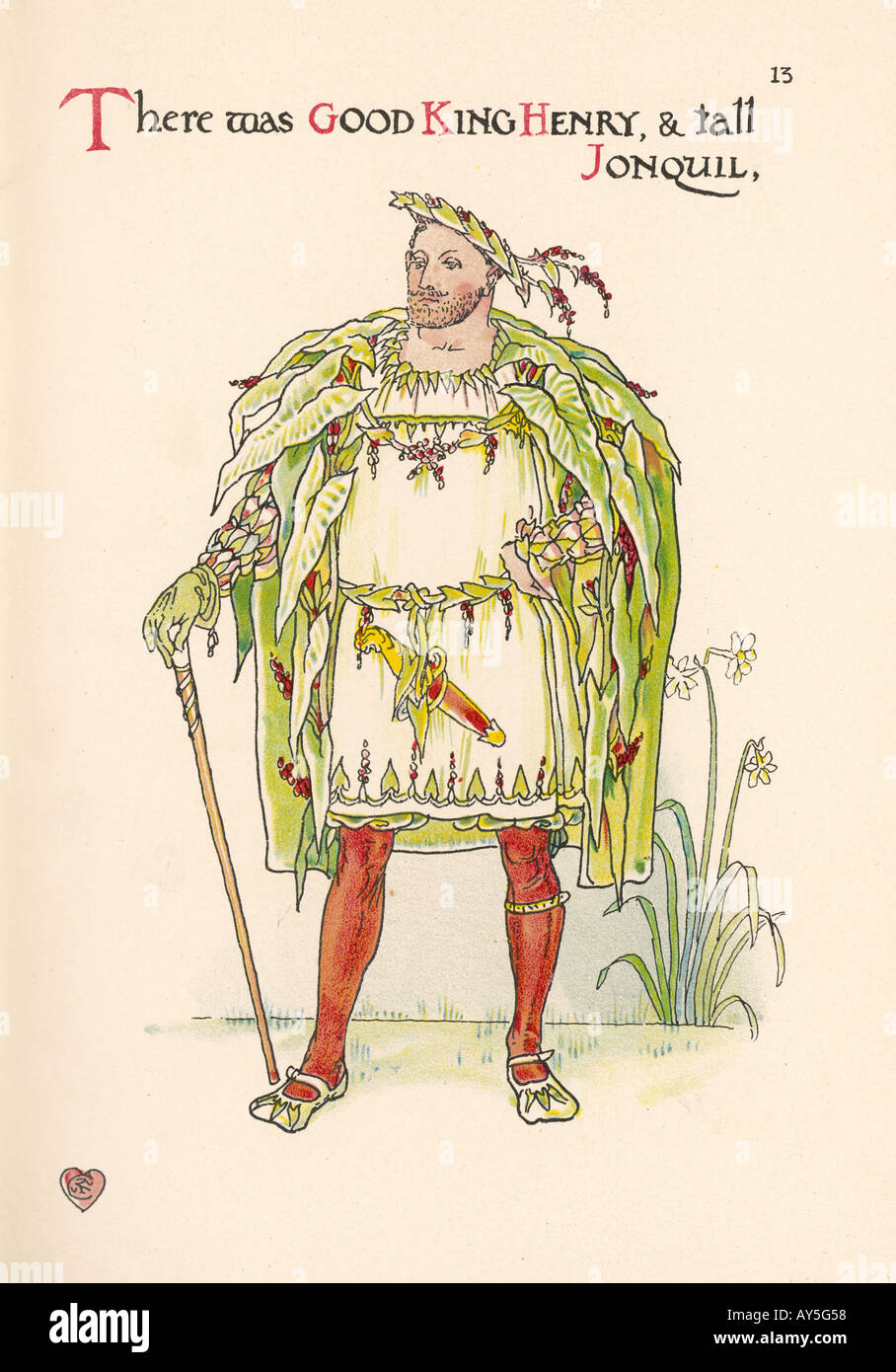 Chenopodium Bonus Henri. Stockfoto