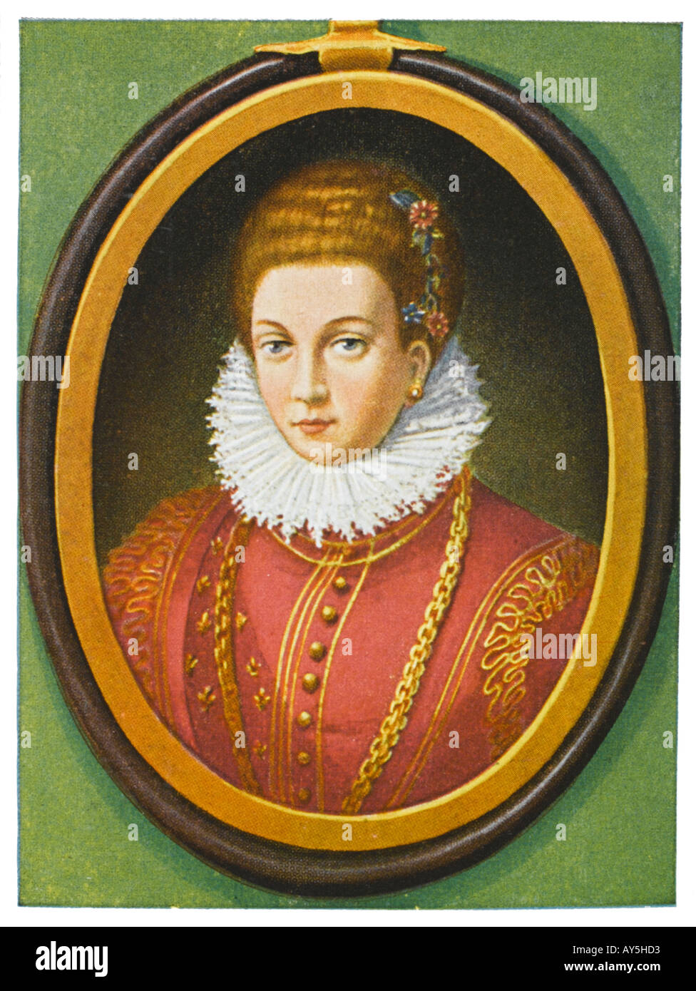 Marie De Medicis 16c min. Stockfoto