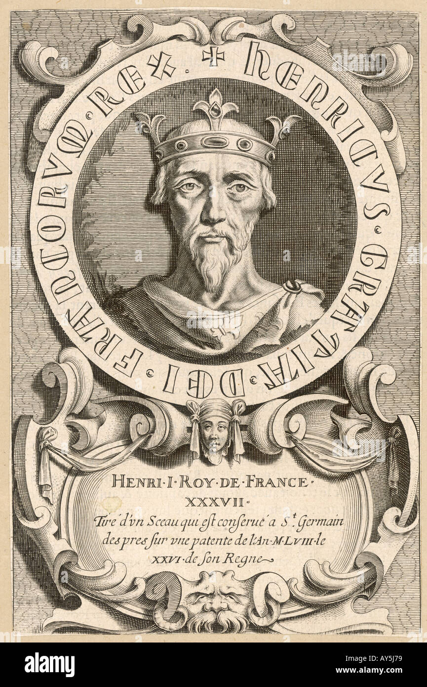 Henri i. von Frankreich Stockfoto