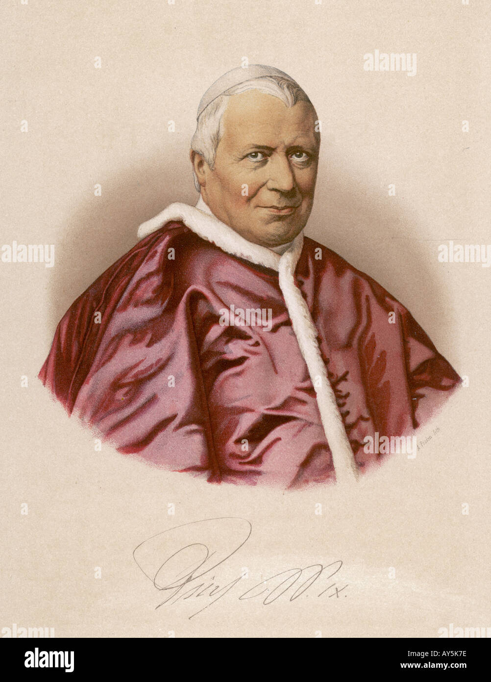 Papst Pius Ix. Stockfoto