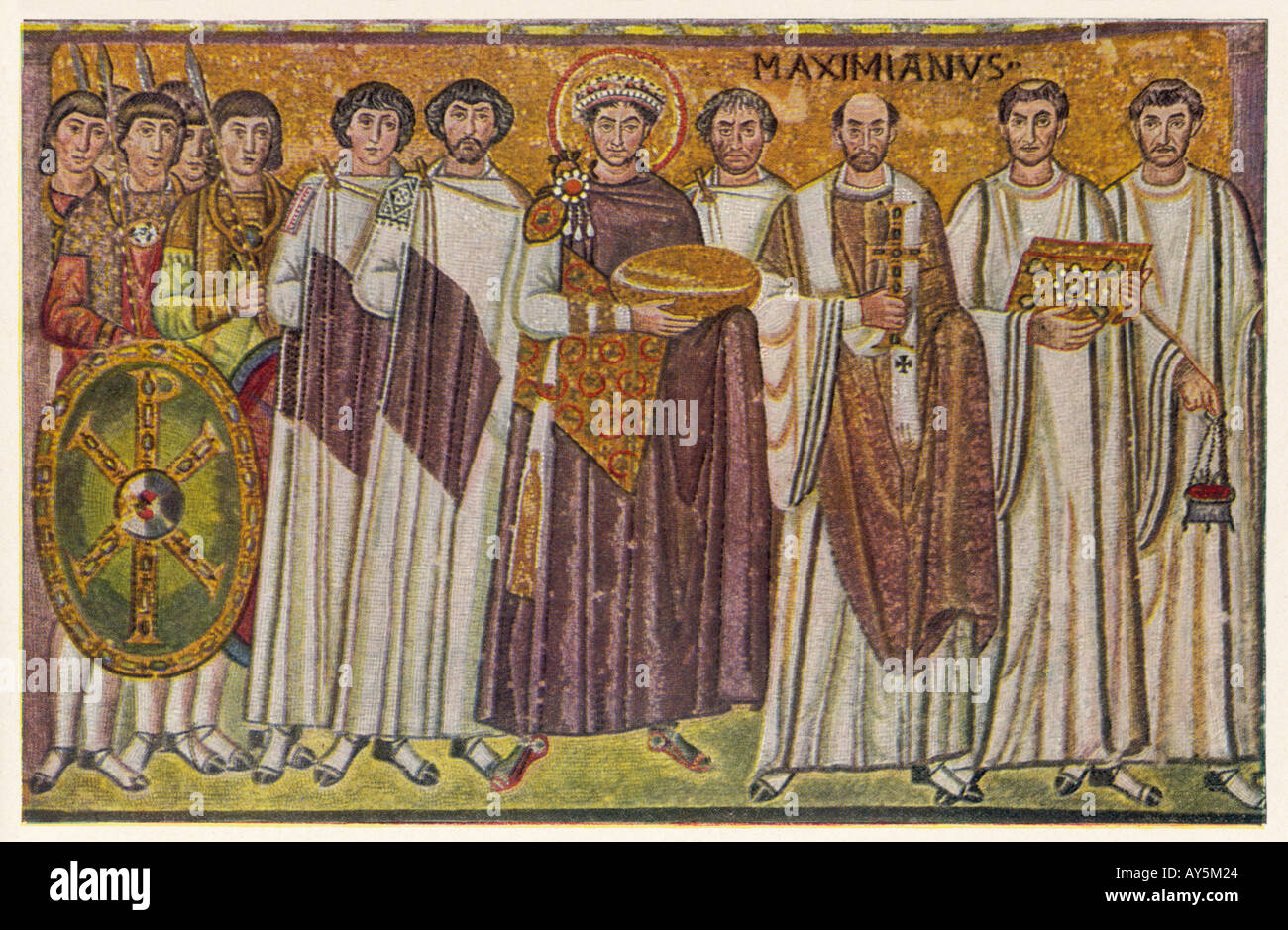 Justinian ich Ravenna Stockfoto