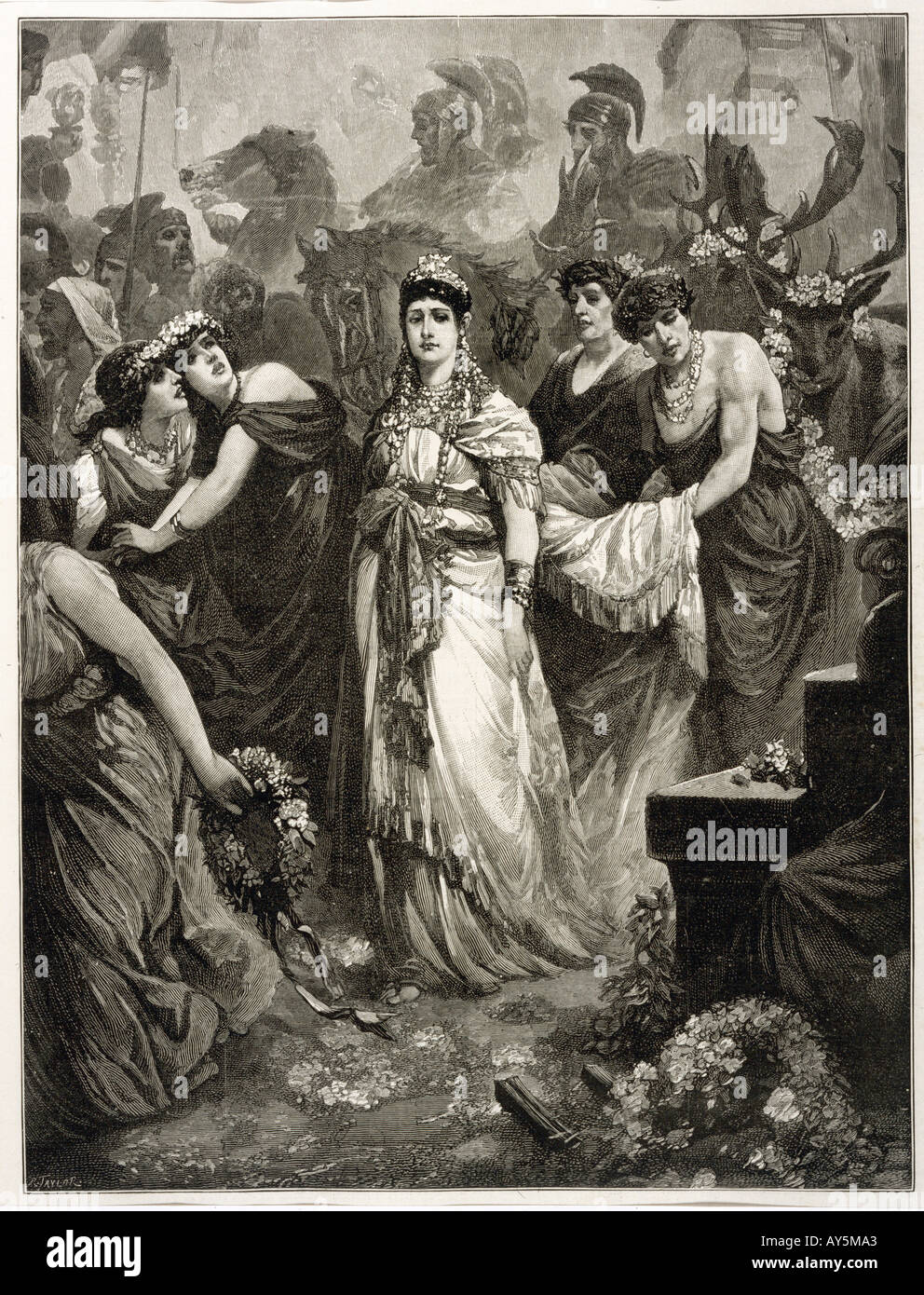 Königin Zenobia von Palmyra Stockfoto