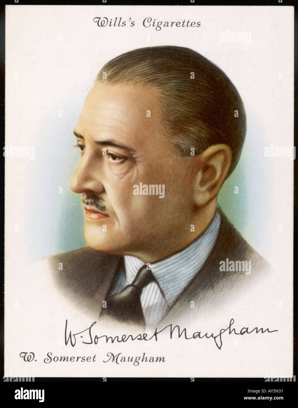 Somerset Maugham Cig Stockfoto