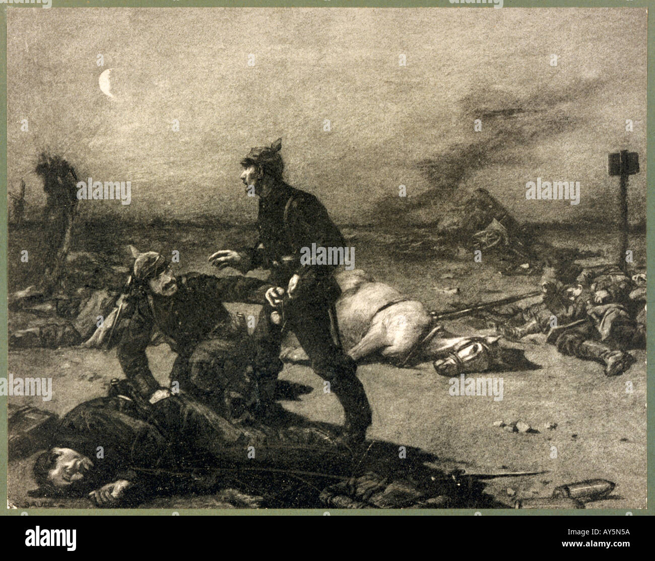 Deutsche Soldaten 1914 Stockfoto