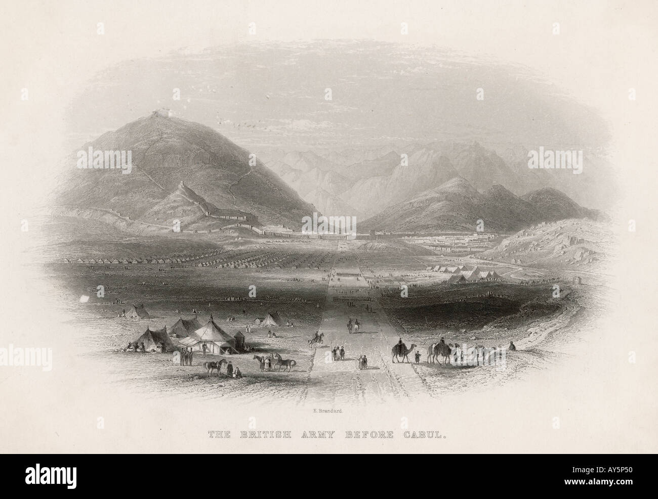 Indien-afghanischen Kriege-Kabul Stockfoto