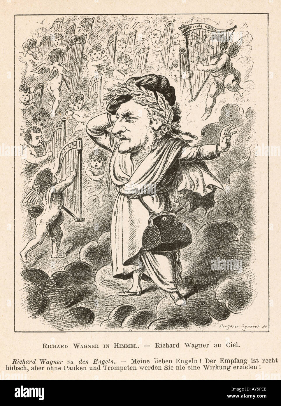 Wagner Kikeriki Vienna Stockfoto