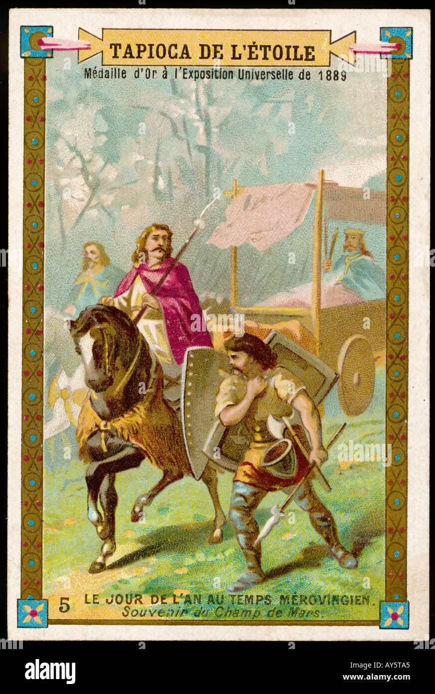 Neue Jahr mittelalterliche Frankreich Stockfoto