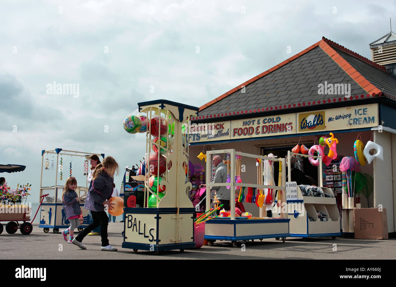 Englisch Seaside-Geschenk-shop Stockfoto
