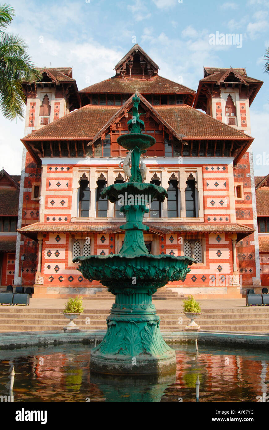 Trivandrum-Museum, einem denkmalgeschützten Gebäude von Kerala, Indien Stockfoto