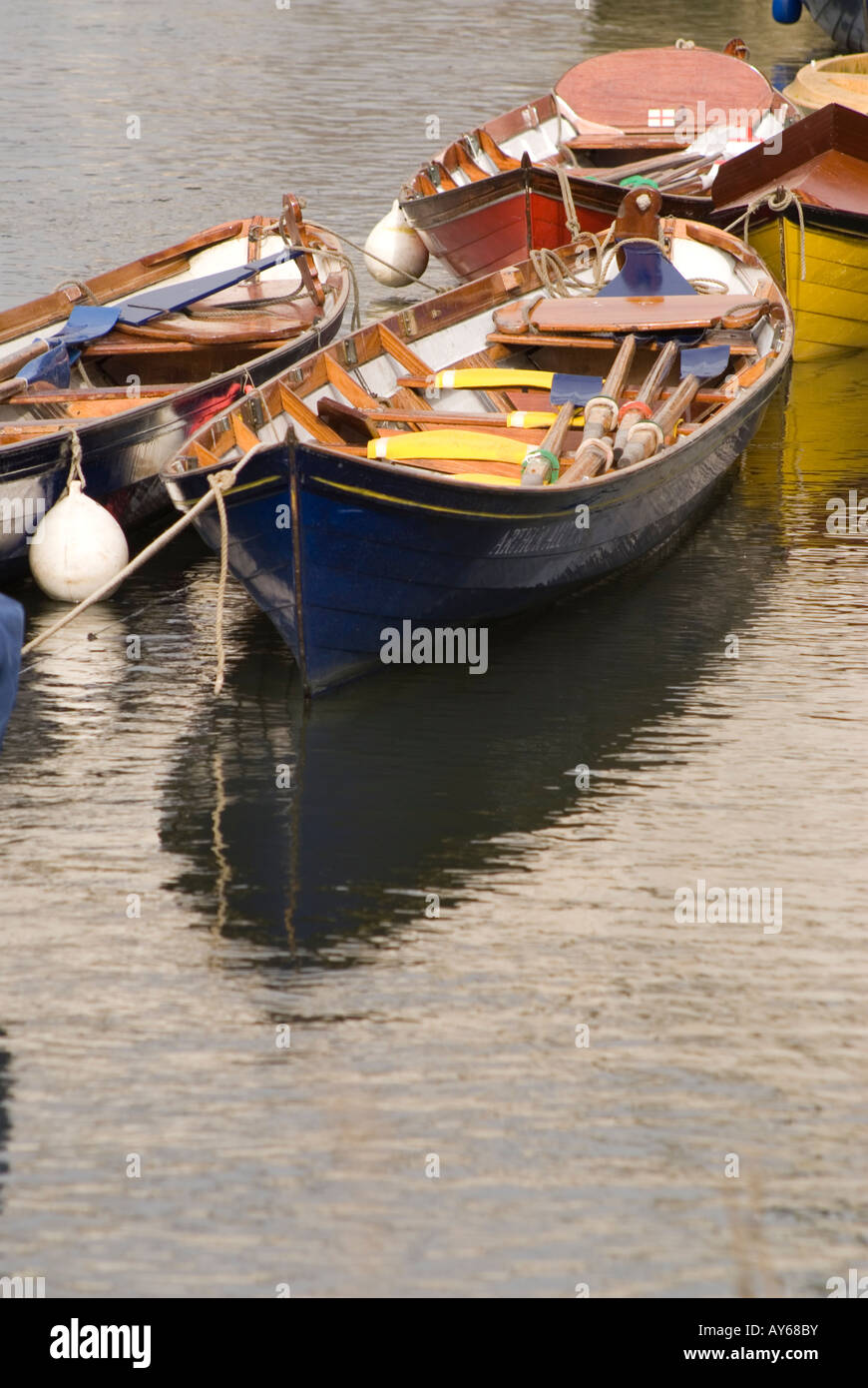 Boote in Richmond Stockfoto