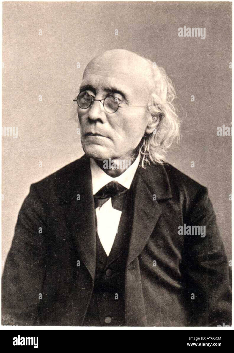 Gustav Theodor Fechner, Psychologe (1801-1887) Stockfoto