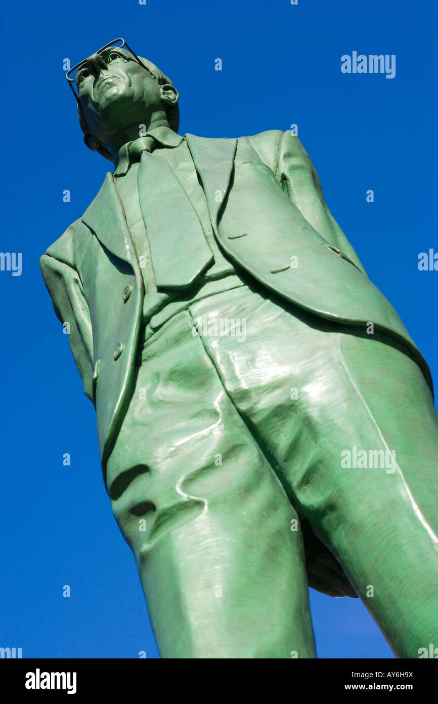 Donald Dewar Statue Buchanan Street Glasgow Stockfoto