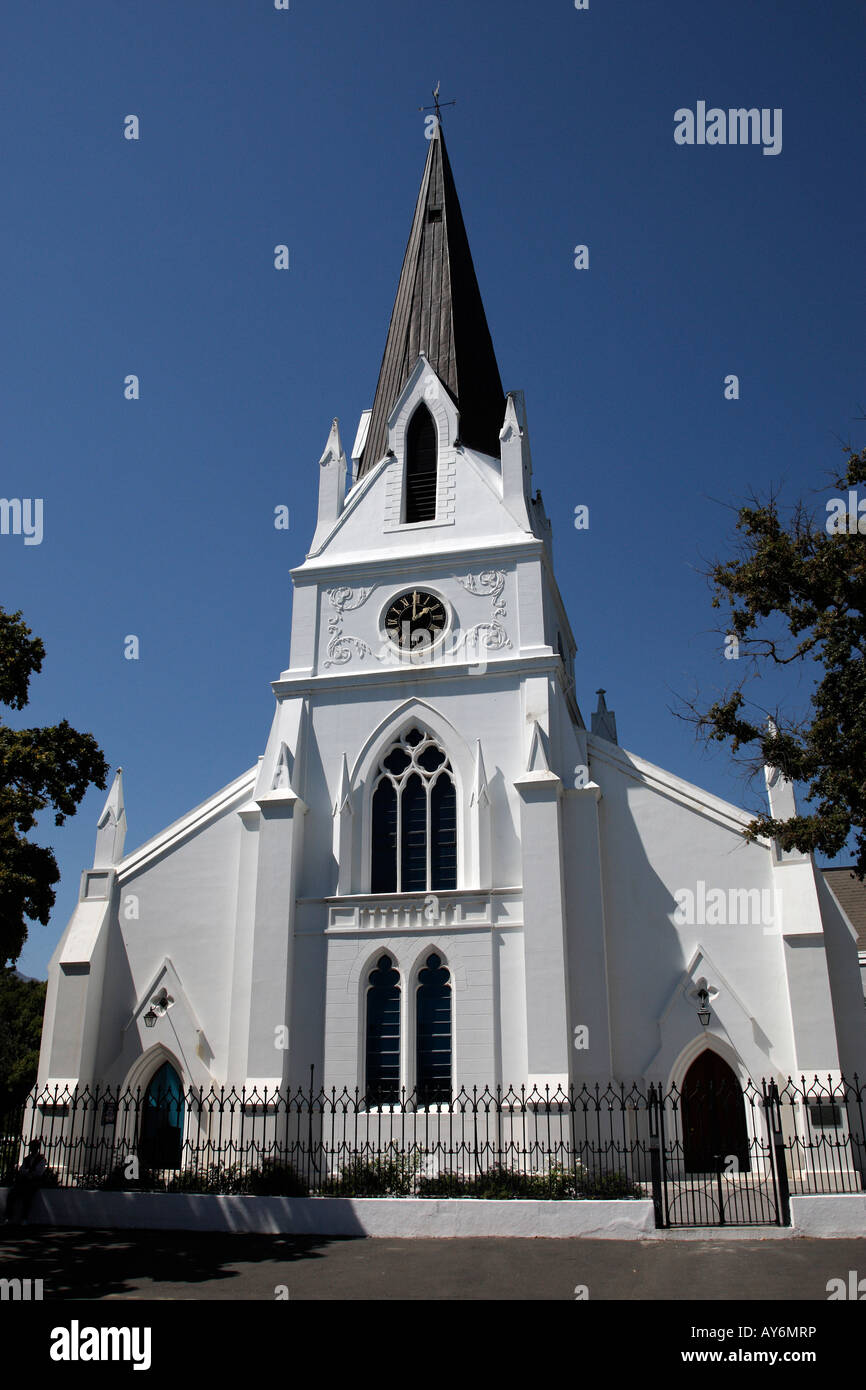 die Moederkerk oder Mutter Kirche auf Drostry Straße Stellenbosch Winelands westlichen Kapprovinz in Südafrika Stockfoto