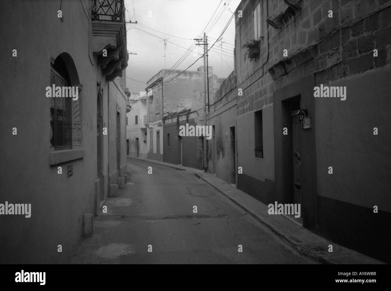 Charakteristischen Blick auf Backstreet Luqa Valletta Malta Südeuropa Stockfoto