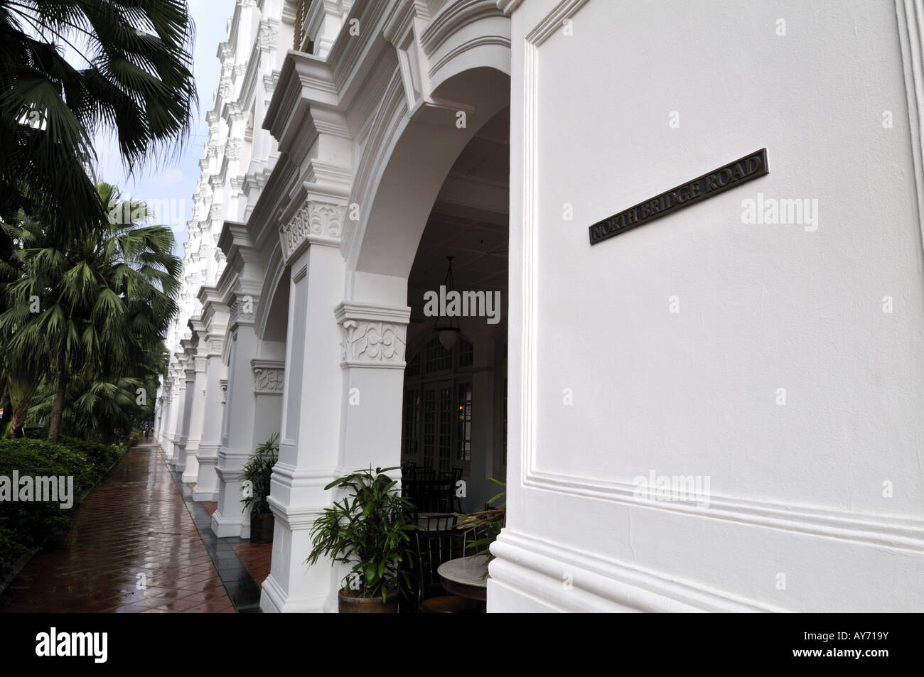 Raffles Hotel North Bridge Road-Singapur Stockfoto