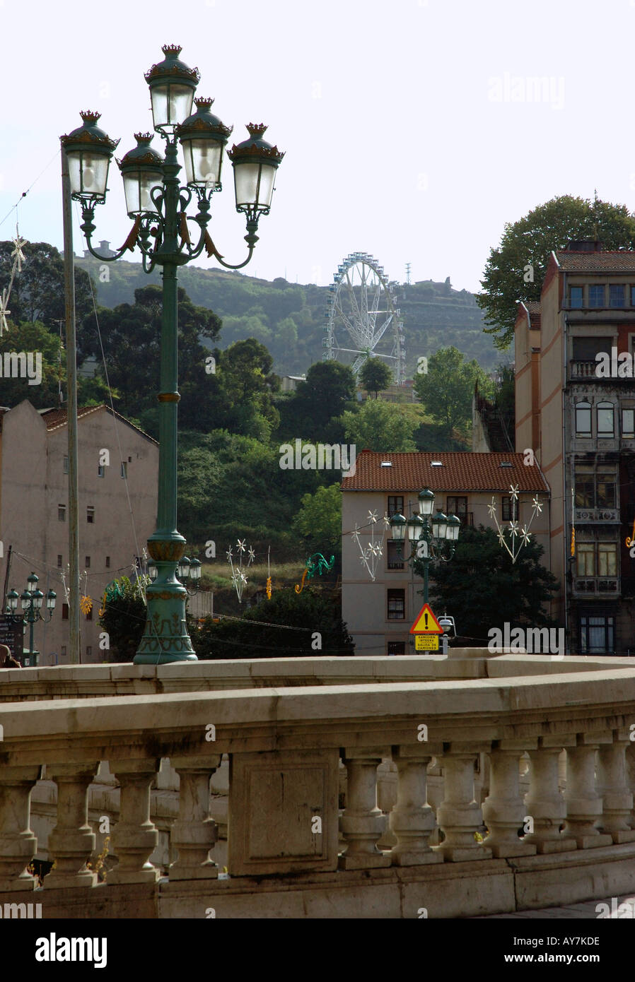 Charakteristischen Blick auf Bilbao City Centre Bilbo Pais Vasco iberischen Halbinsel Baskenland Spanien España Iberia Europa Stockfoto